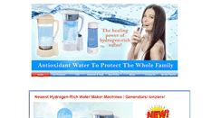 Desktop Screenshot of hydrogenwater-stick.com